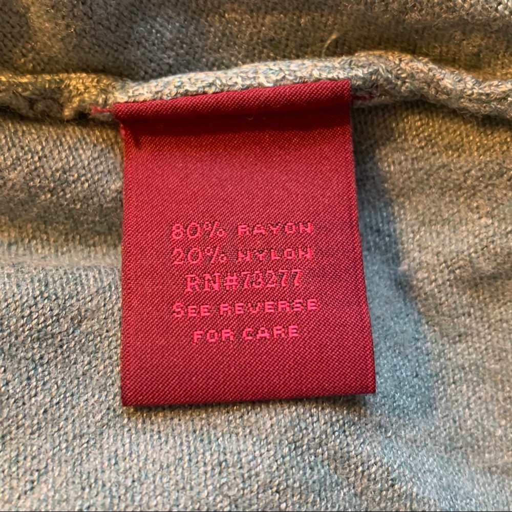 3/$25 212 Collection Wrap Sweater Button Detail - Picture 5 of 8